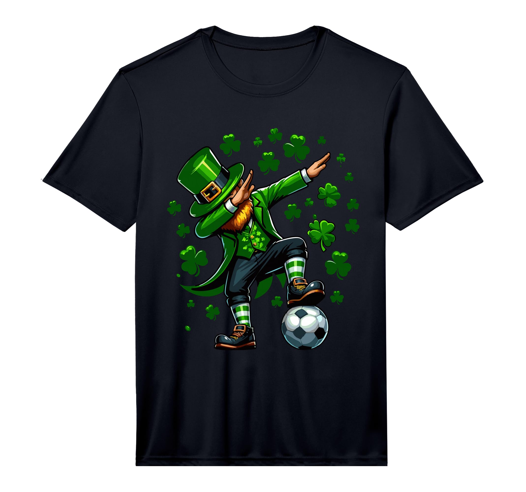 St Patricks Day Soccer Sports T-Shirt - Casual Everyday Wear Unisex - T-Shirt, Sweatshirt, Hoodie