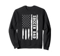 Soccer Dad American Flag Grunge Sweatshirt - Fun Novelty Design Men Women - T-Shirt, Sweatshirt, Hoodie
