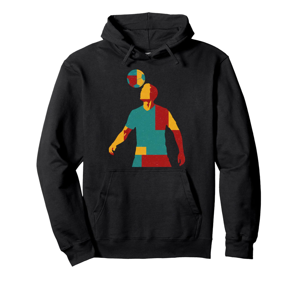 Abstract Geometric Soccer Hoodie - Casual Everyday Wear for Adults - T-Shirt, Sweatshirt, Hoodie