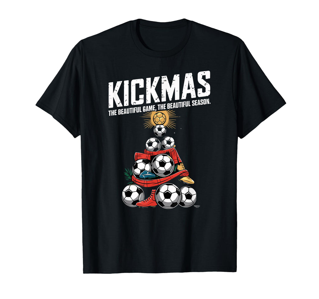 Kickmas Beautiful Game Beautiful Season T-Shirt - Trendy Graphic for Adults - T-Shirt, Sweatshirt, Hoodie