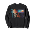 1945 80Th Birthday Gifts 80 Years Old Sweatshirt - Custom Art Print Unisex - T-Shirt, Sweatshirt, Hoodie