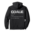 Hockey Goalie Gear Soccer Goalkeeper Hoodie - Minimalist Print Unisex - T-Shirt, Sweatshirt, Hoodie