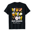 Busy Raising Ballers Baseball And T-Shirt - Trendy Graphic for Adults - T-Shirt, Sweatshirt, Hoodie