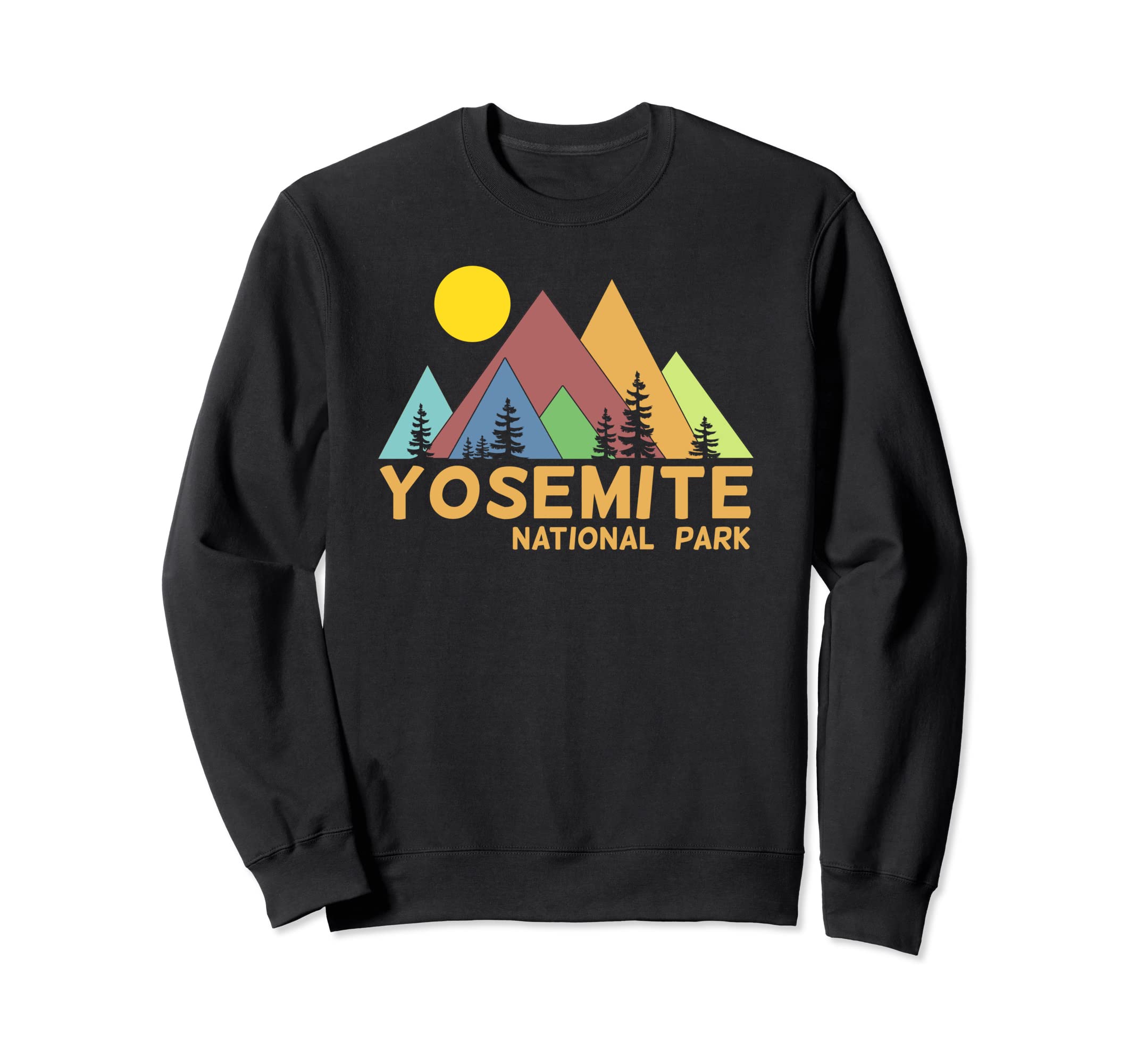 Yosemite National Park I Camping Sweatshirt - Graphic Print for Adults - T-Shirt, Sweatshirt, Hoodie