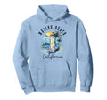 Malibu Beach California Surf Hoodie - Fun Novelty Design for Adults - T-Shirt, Sweatshirt, Hoodie