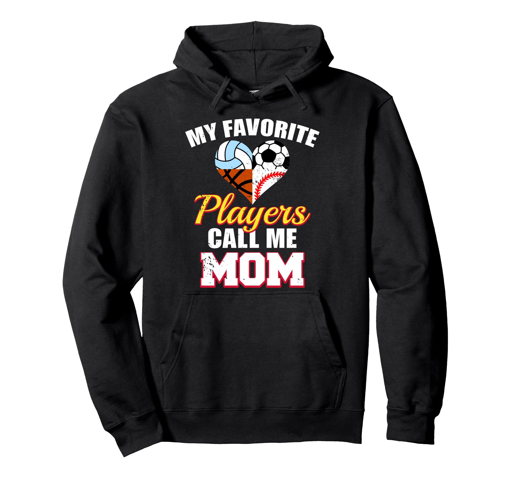 My Favorite Player Mom Soccer Baseball Hoodie - Custom Art Print Unisex - T-Shirt, Sweatshirt, Hoodie