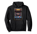 Insert Coin Arcade Cabinet Gaming Hoodie - Custom Art Print for Adults - T-Shirt, Sweatshirt, Hoodie
