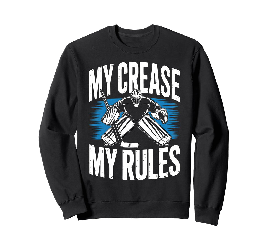 Ice Hockey Goalkeeper Crease Goalie Sweatshirt - Graphic Print Unisex - T-Shirt, Sweatshirt, Hoodie