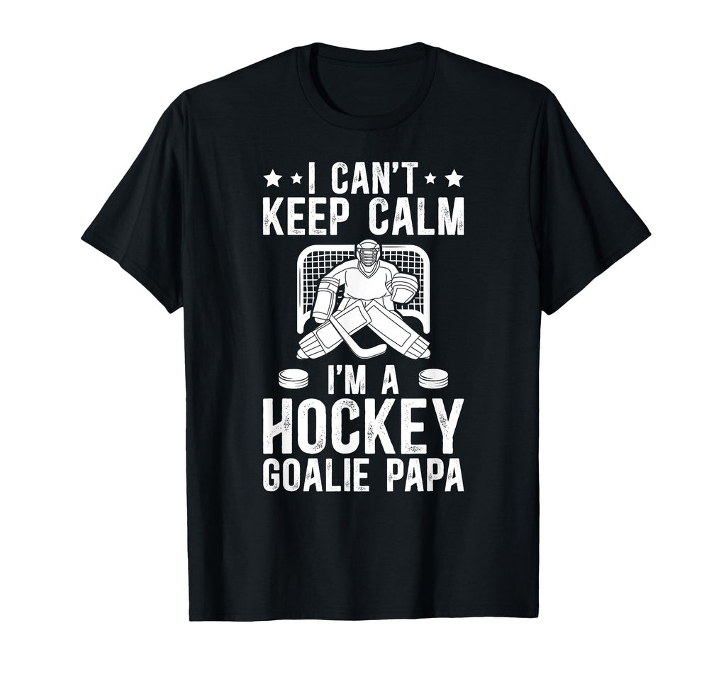 Im Hockey Goalie Papa Ice Hockey T-Shirt - Minimalist Print for Adults - T-Shirt, Sweatshirt, Hoodie