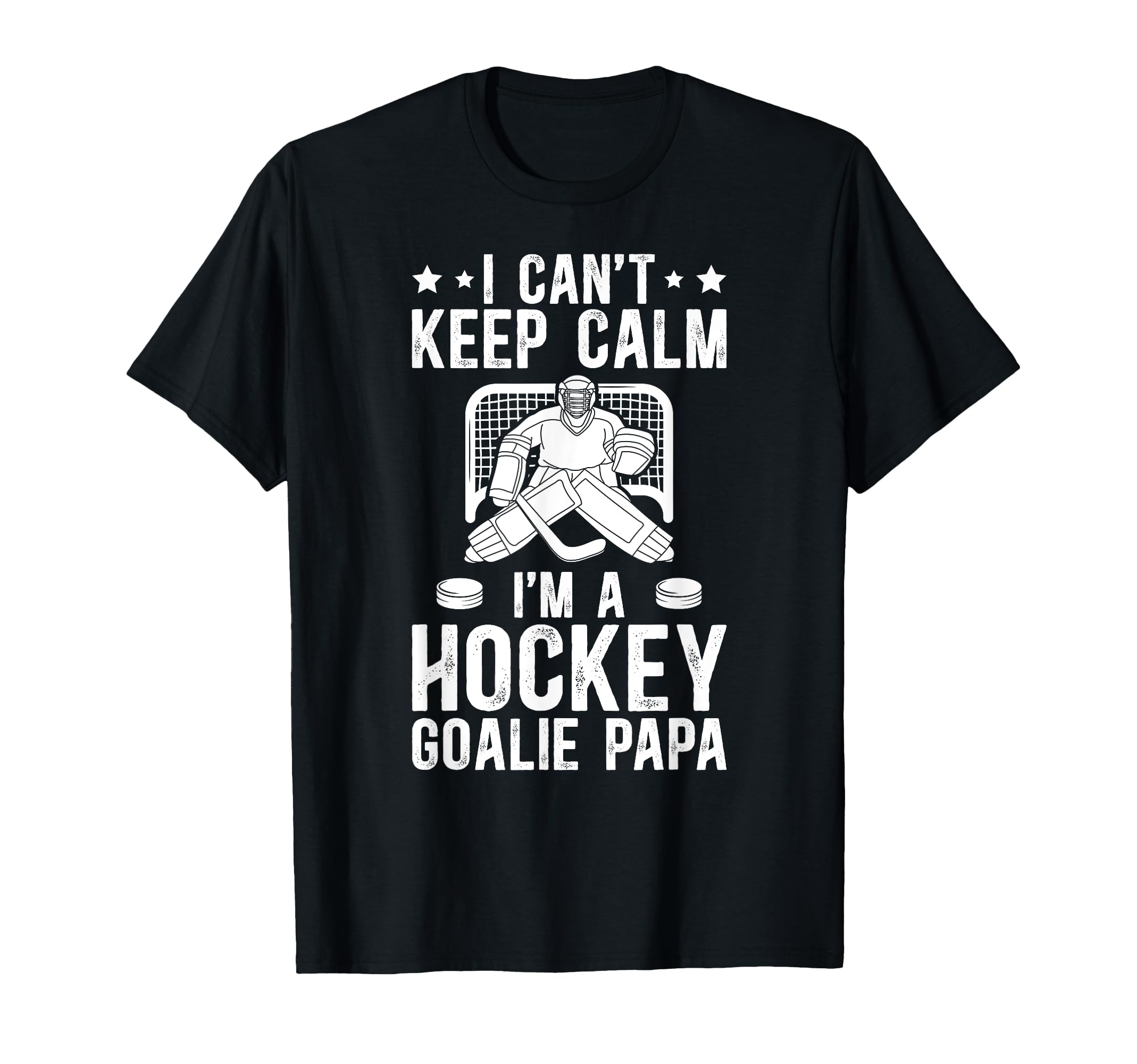 Im Hockey Goalie Papa Ice Hockey T-Shirt - Minimalist Print for Adults - T-Shirt, Sweatshirt, Hoodie