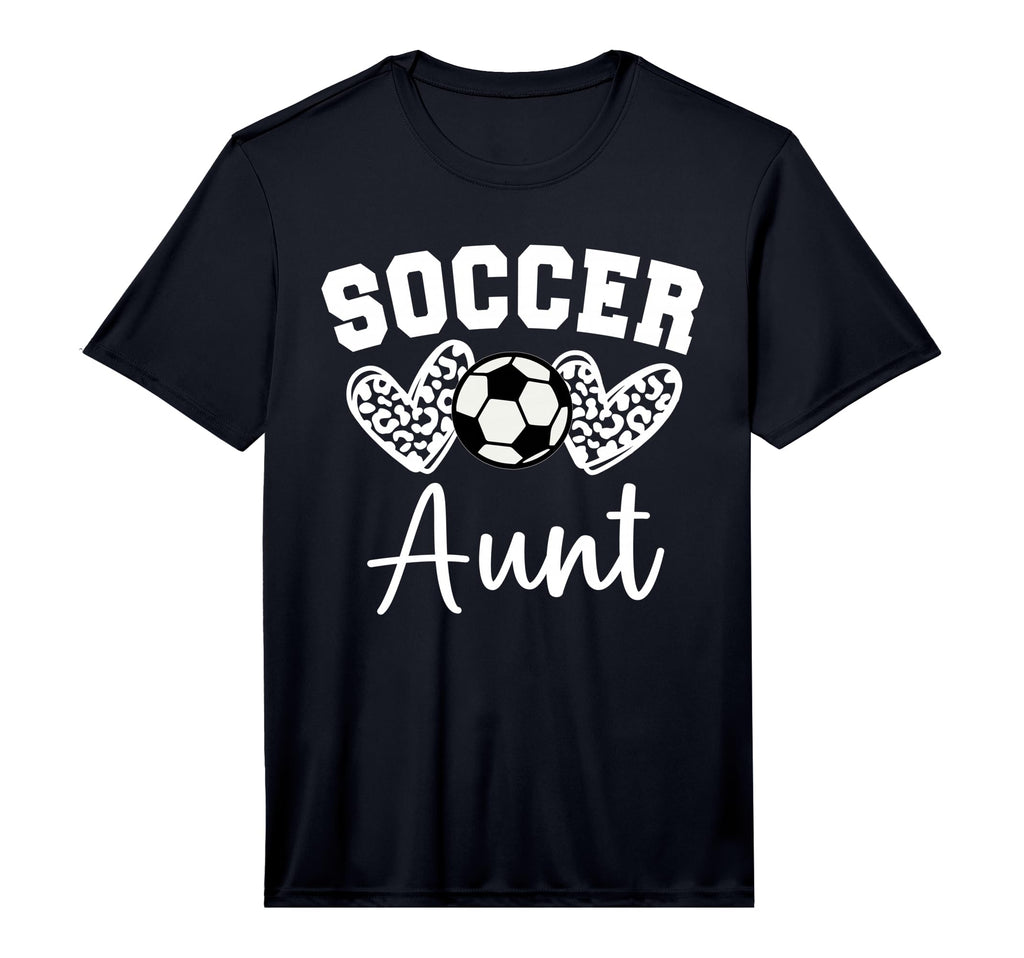 Soccer Aunt Matching Family Soccer T-Shirt - Minimalist Print Men Women - T-Shirt, Sweatshirt, Hoodie