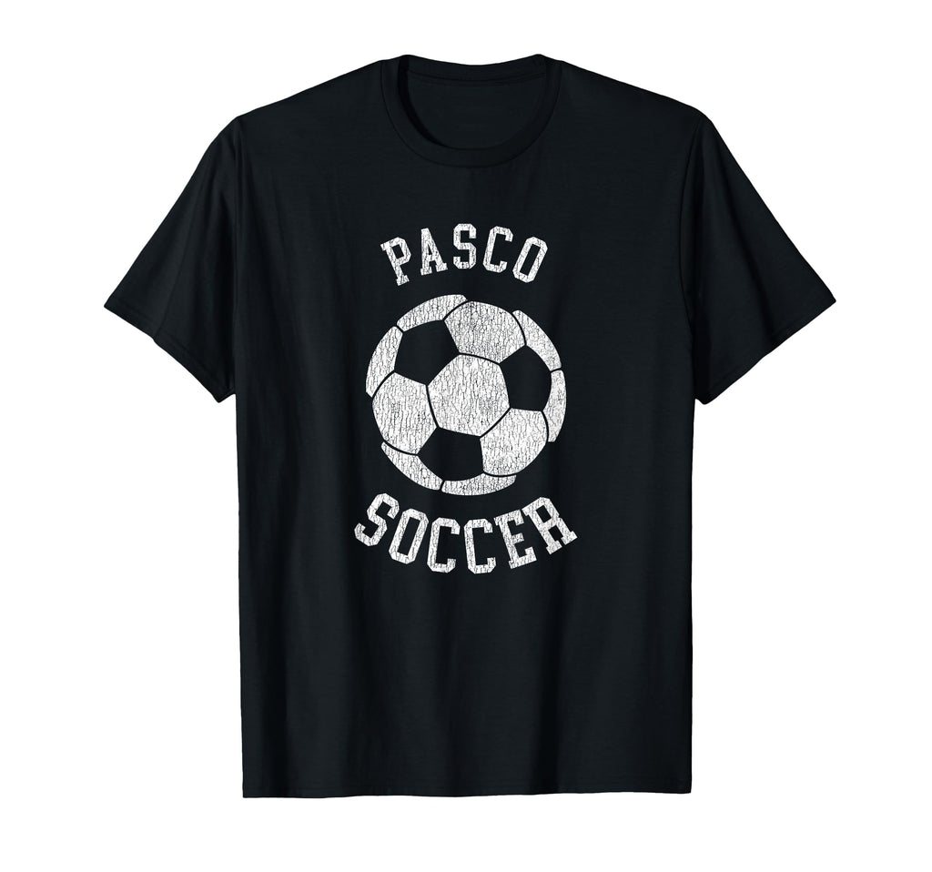 Pasco Soccer Distressed 90S T-Shirt - Graphic Print for Adults - T-Shirt, Sweatshirt, Hoodie