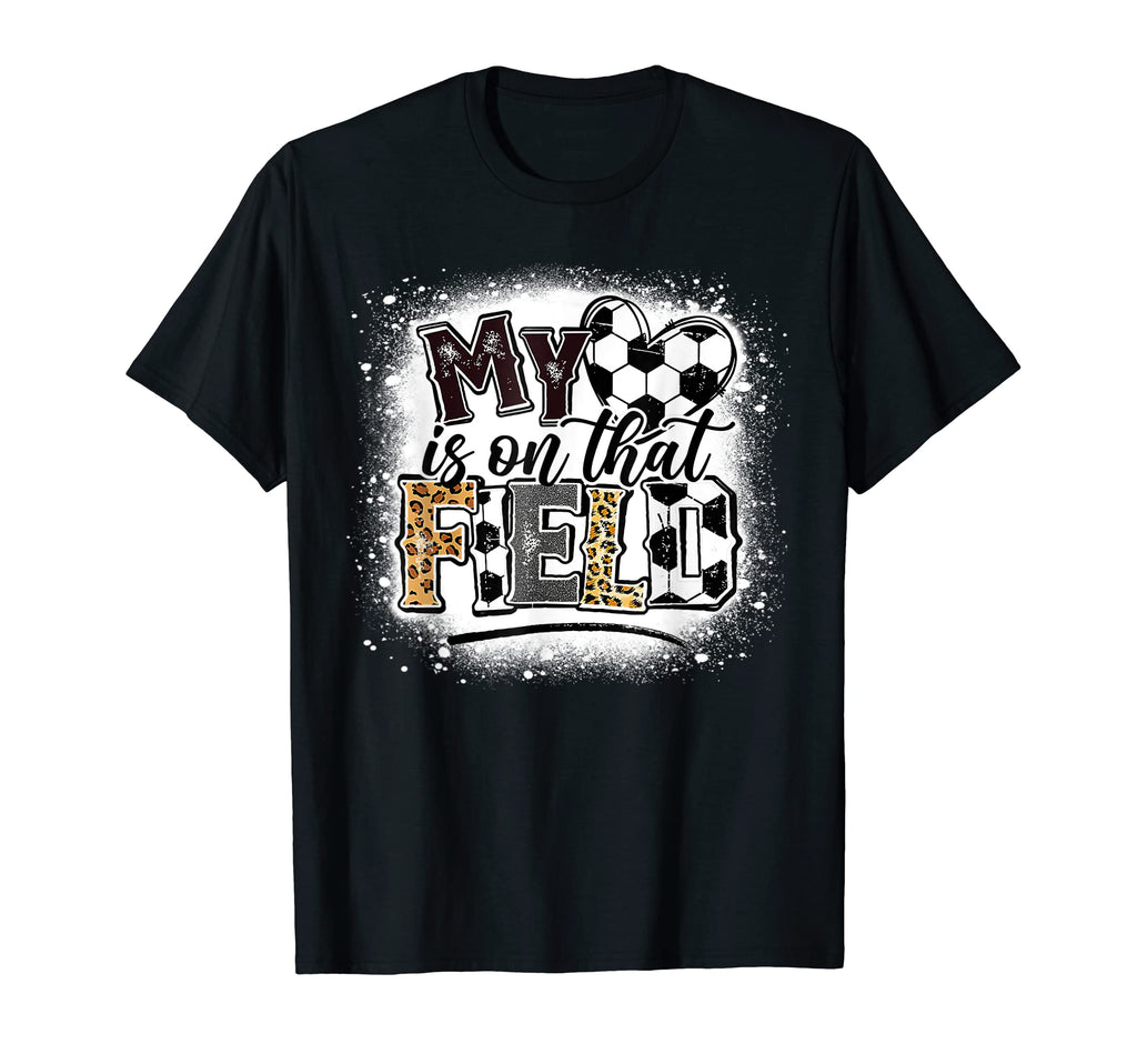 Bleached My Heart Is That Field Football T-Shirt - Minimalist Print Unisex - T-Shirt, Sweatshirt, Hoodie