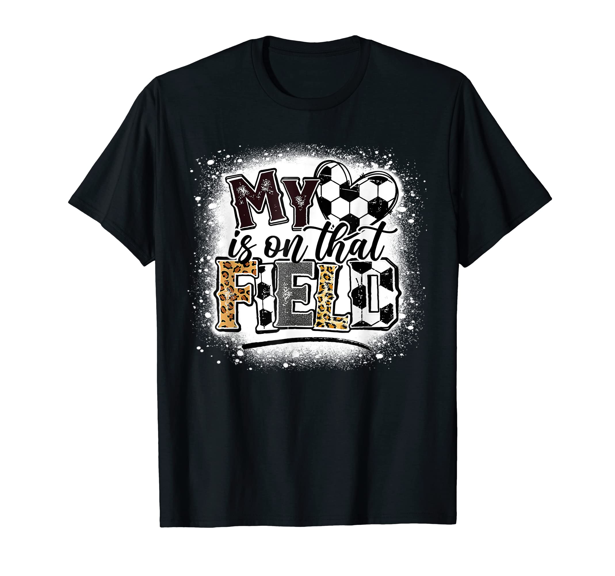 Bleached My Heart Is That Field Football T-Shirt - Minimalist Print Unisex - T-Shirt, Sweatshirt, Hoodie