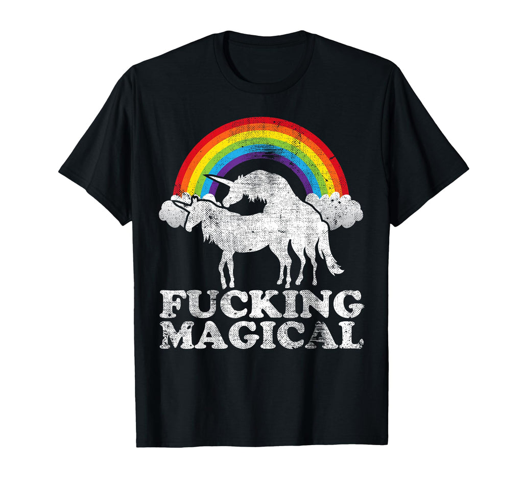Funny Unicorn Sex Fucking Magical T-Shirt - Aesthetic Graphic for Adults - T-Shirt, Sweatshirt, Hoodie