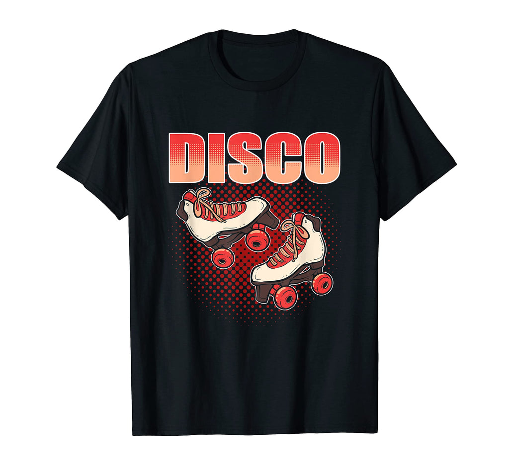 70S Roller Skate Disco Roller Skating T-Shirt - Novelty Apparel Unisex - T-Shirt, Sweatshirt, Hoodie