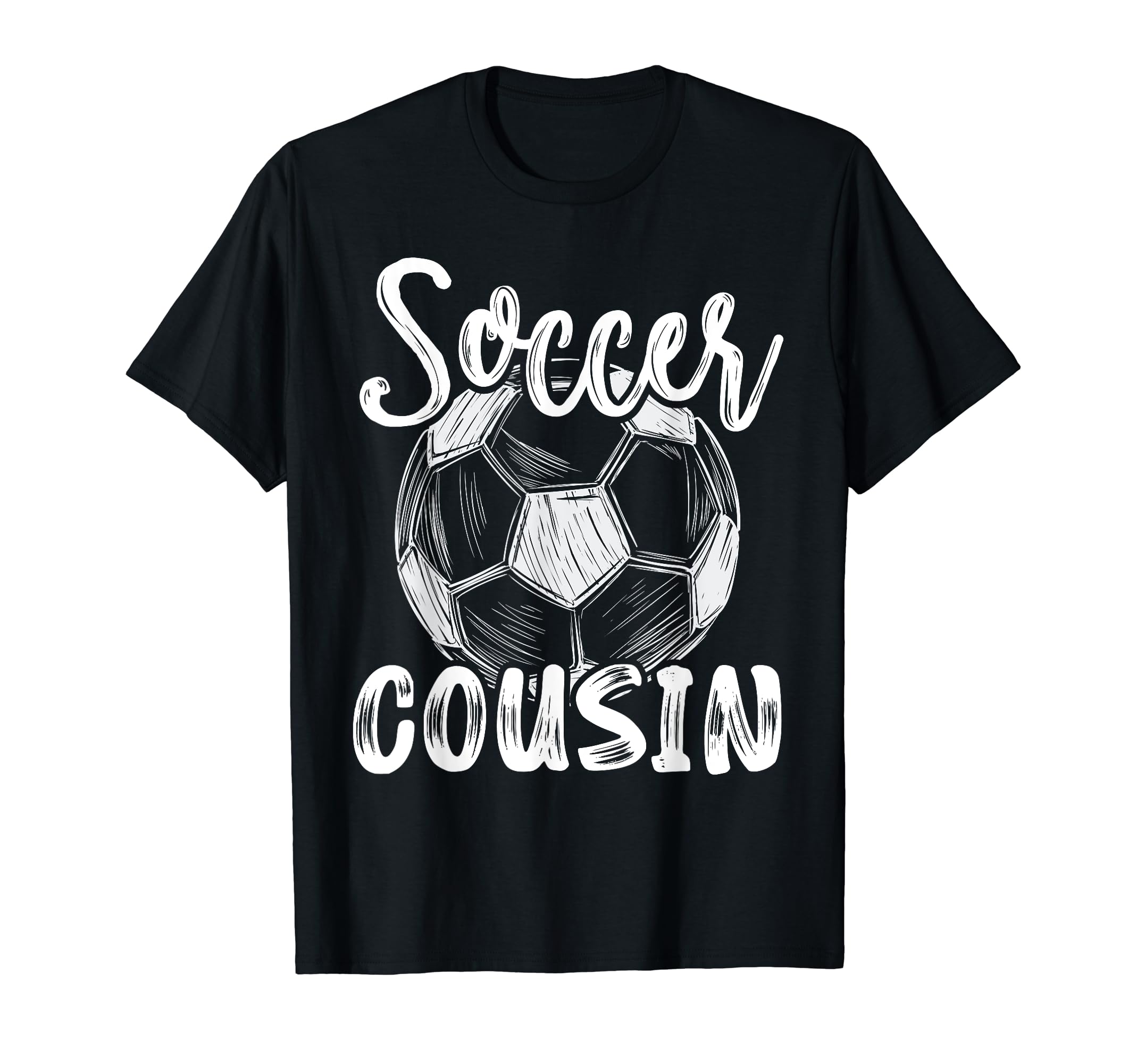 Soccer Cousin Family Matching Team T-Shirt - Custom Art Print for Adults - T-Shirt, Sweatshirt, Hoodie
