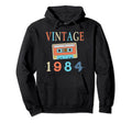 1984 Birthday Gifts 1984 Cassette Tape Hoodie - Novelty Apparel Men Women - T-Shirt, Sweatshirt, Hoodie