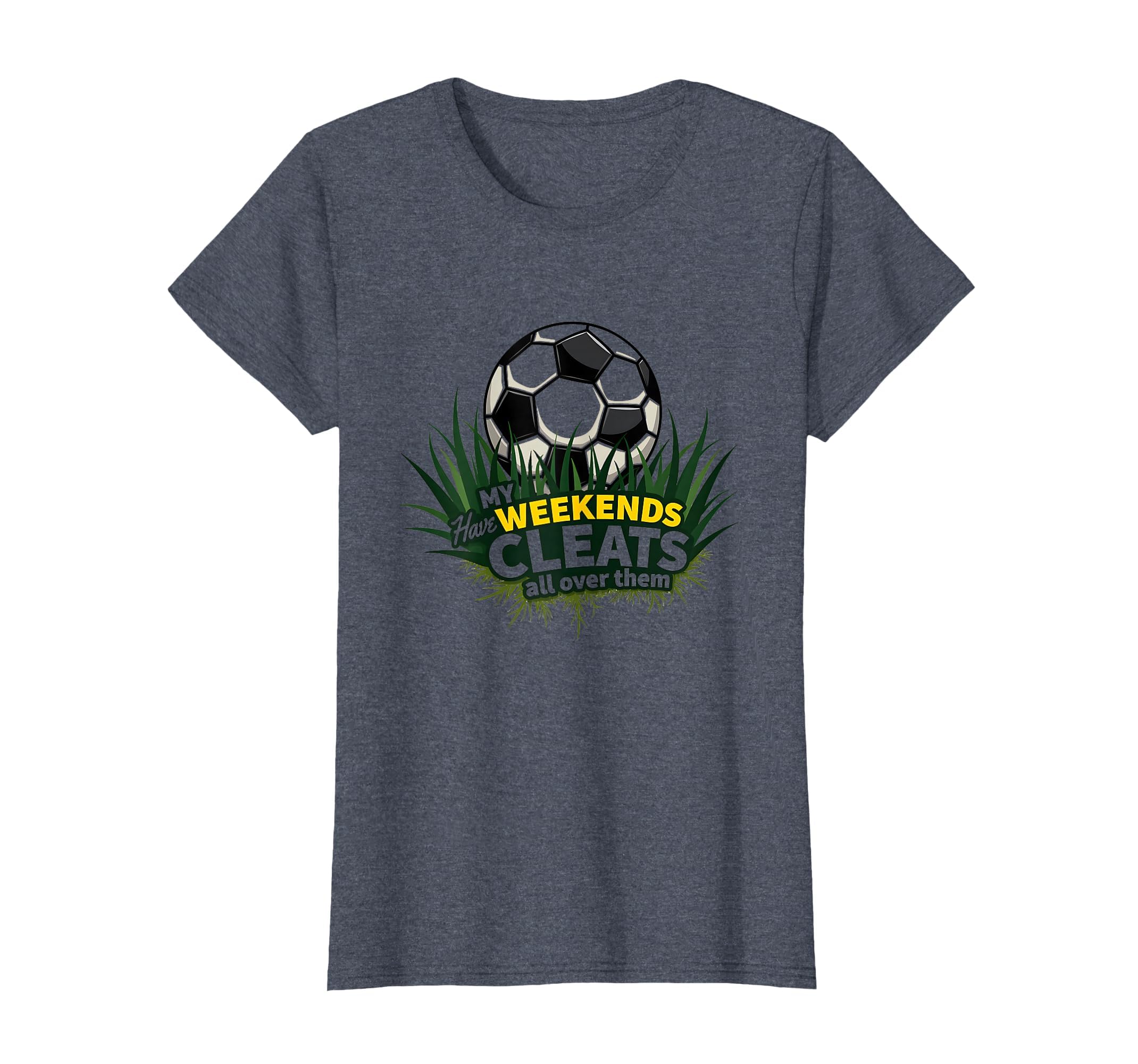 Soccer Mom Weekends Have Cleats All Sweatshirt - Trendy Graphic for Adults - T-Shirt, Sweatshirt, Hoodie