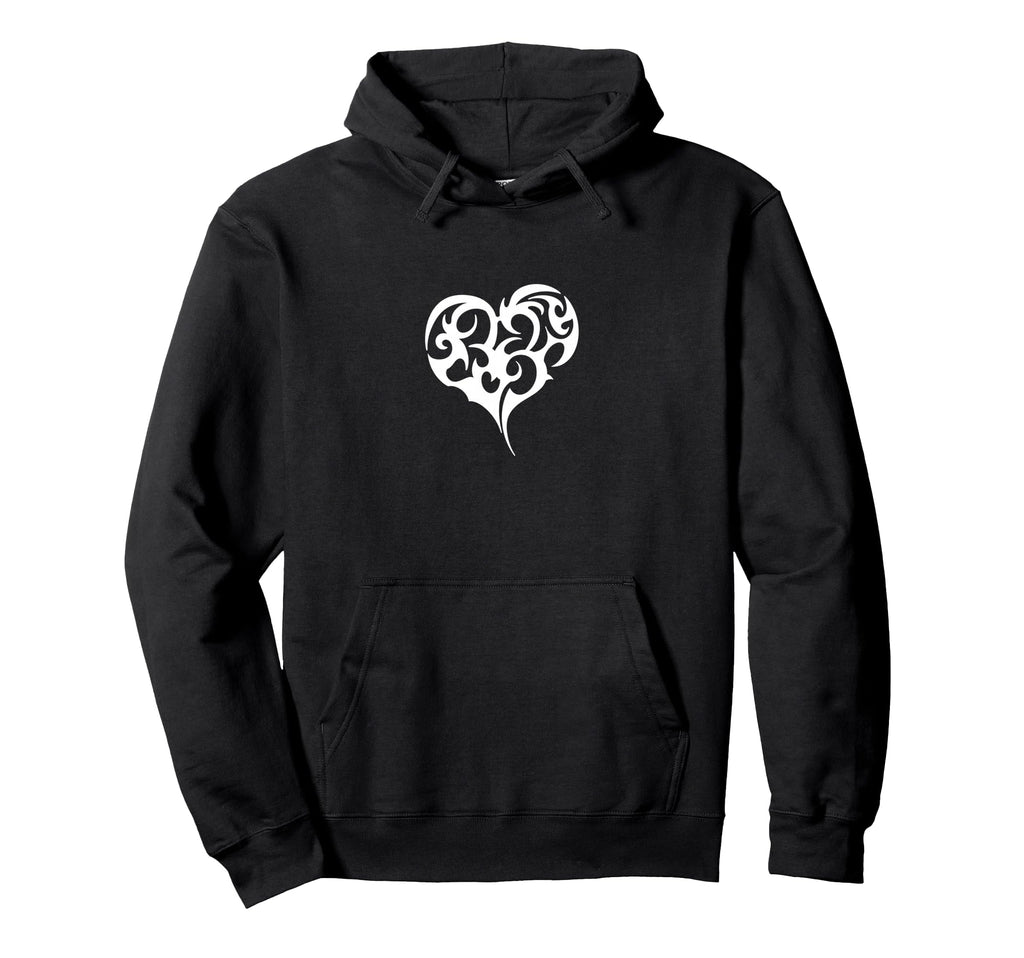 Y2K Tribal Heart Tattoo Cybersigilism Hoodie - Streetwear Style Unisex - T-Shirt, Sweatshirt, Hoodie