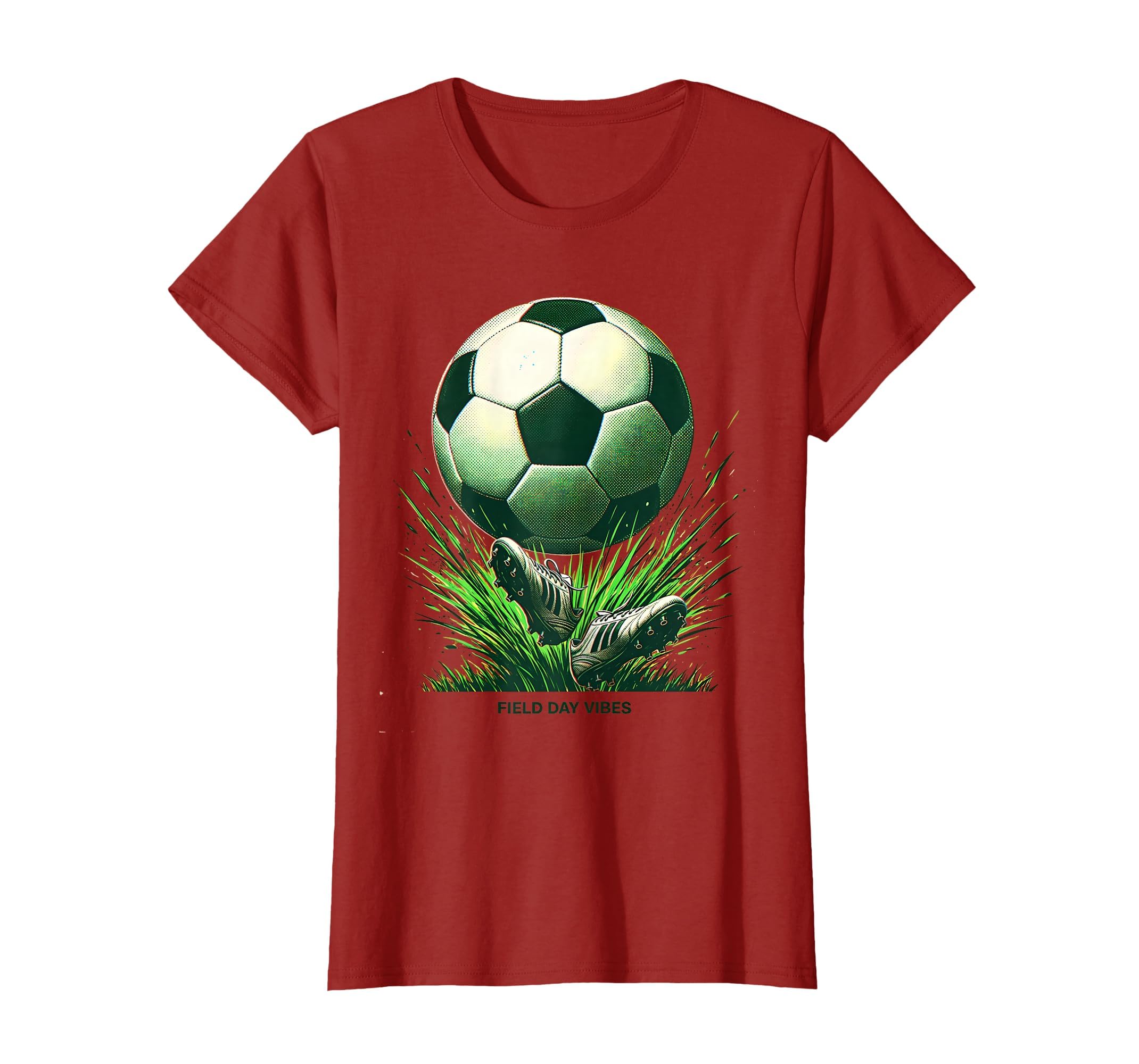 Field Day Vibes Soccer T-Shirt - Custom Art Print for Adults - T-Shirt, Sweatshirt, Hoodie