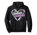 Soccer Grandma Heart Grandma Soccer Hoodie - Minimalist Print Men Women - T-Shirt, Sweatshirt, Hoodie