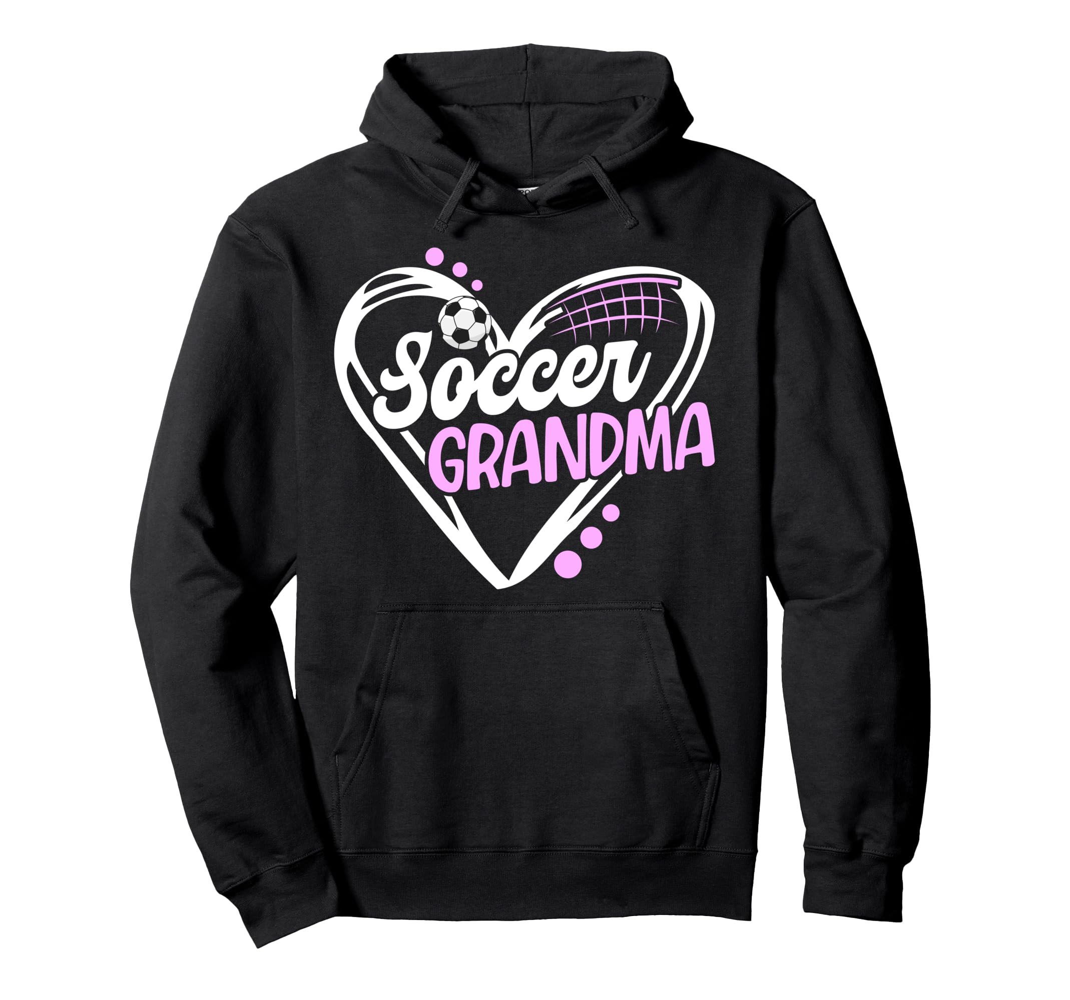 Soccer Grandma Heart Grandma Soccer Hoodie - Minimalist Print Men Women - T-Shirt, Sweatshirt, Hoodie