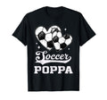 Soccer Heart Poppa Soccer Player T-Shirt - Trendy Graphic Men Women - T-Shirt, Sweatshirt, Hoodie