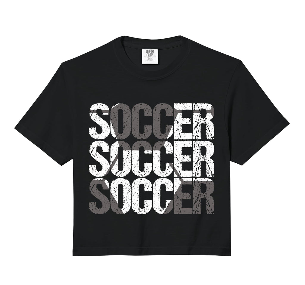 Soccer Distressed Ball Team Soccer Hoodie - Aesthetic Graphic for Adults - T-Shirt, Sweatshirt, Hoodie