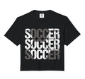 Soccer Distressed Ball Team Soccer Hoodie - Aesthetic Graphic for Adults - T-Shirt, Sweatshirt, Hoodie