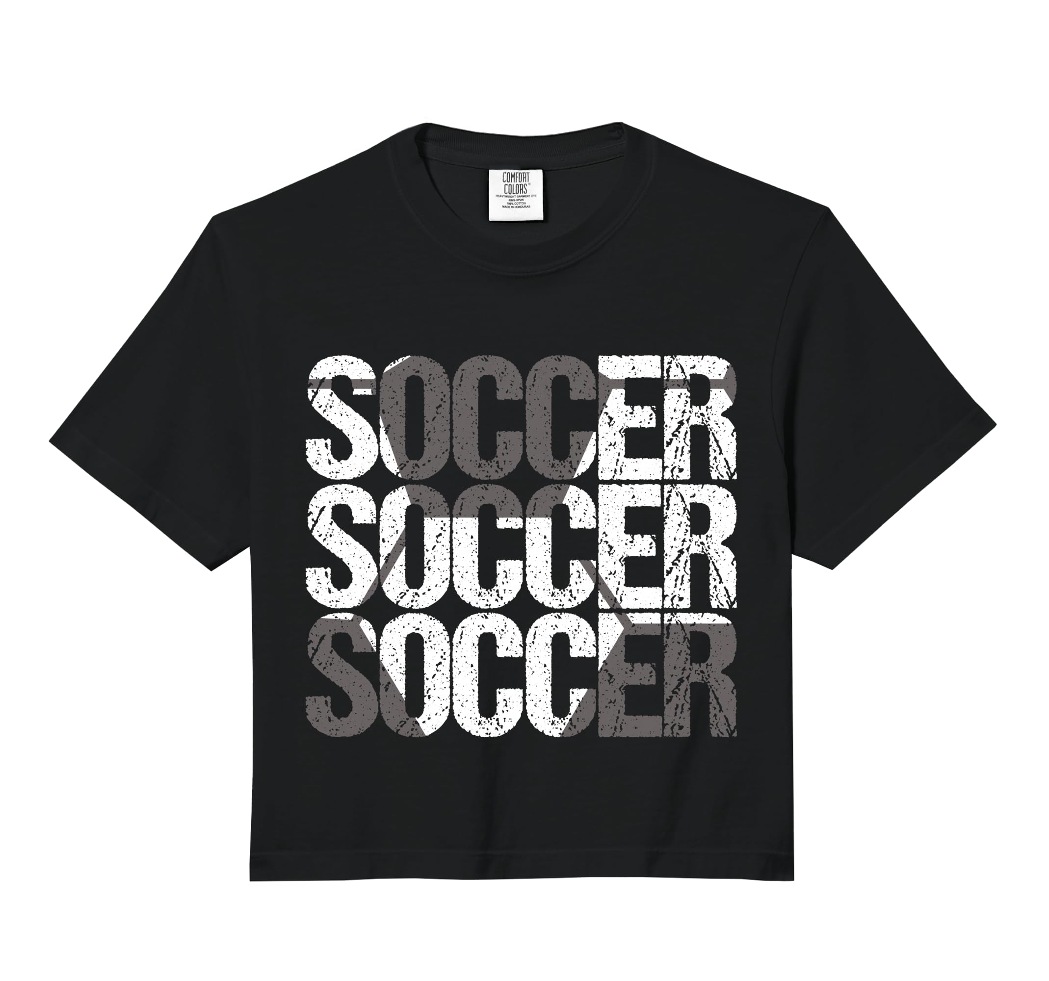 Soccer Distressed Ball Team Soccer Player Hoodie - Novelty Apparel Unisex - T-Shirt, Sweatshirt, Hoodie