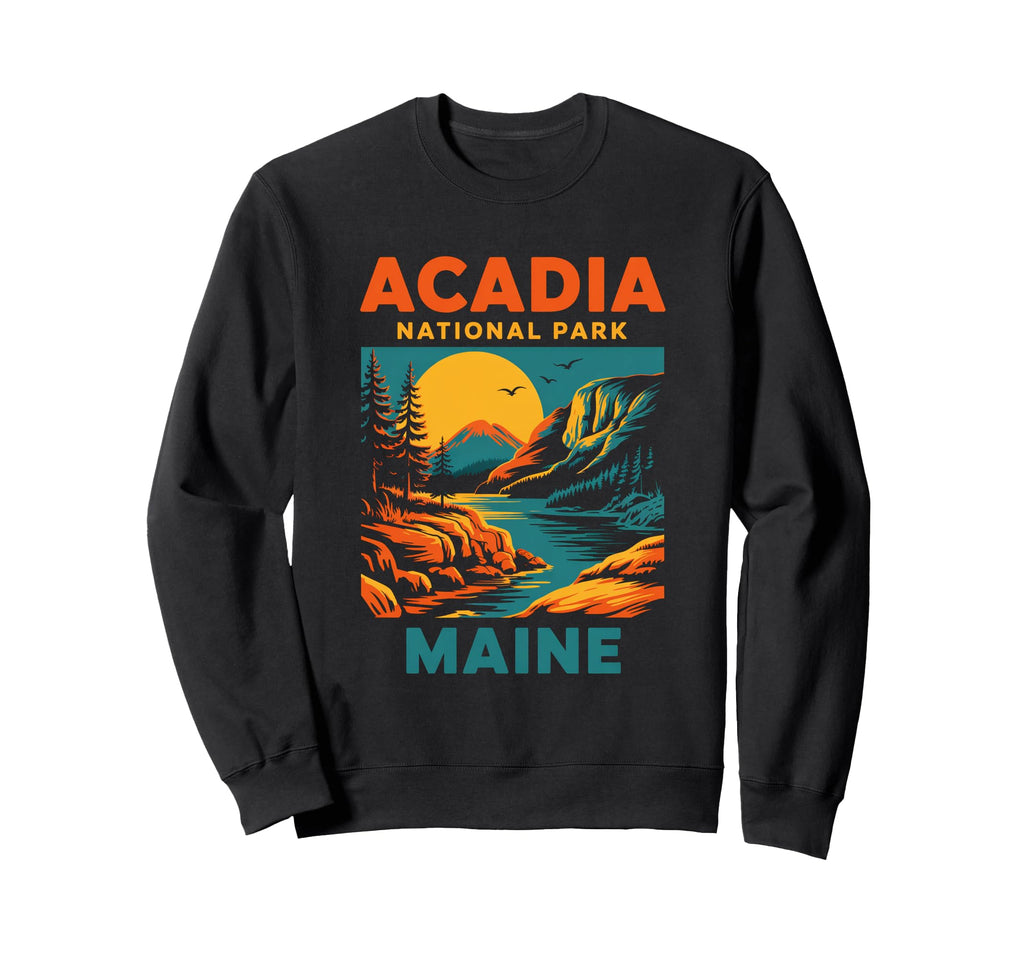 Acadia National Park Maine Sweatshirt - Casual Everyday Wear Unisex - T-Shirt, Sweatshirt, Hoodie