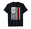Red Soccer Dad Flag Hoodie - Casual Everyday Wear for Adults - T-Shirt, Sweatshirt, Hoodie