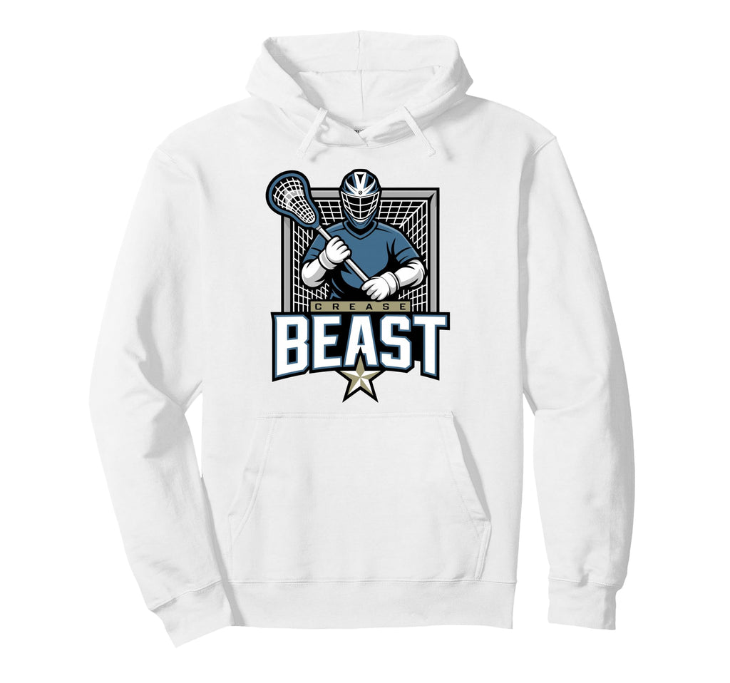 Lacrosse Goalie Lax Goalkeeper Crease Hoodie - Minimalist Print Unisex - T-Shirt, Sweatshirt, Hoodie