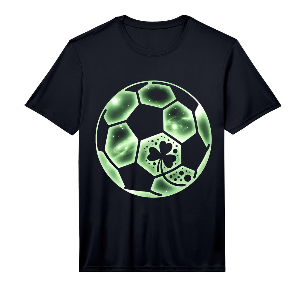 Soccer Irish Shamrock Lucky Clover St T-Shirt - Unique Graphic Unisex - T-Shirt, Sweatshirt, Hoodie