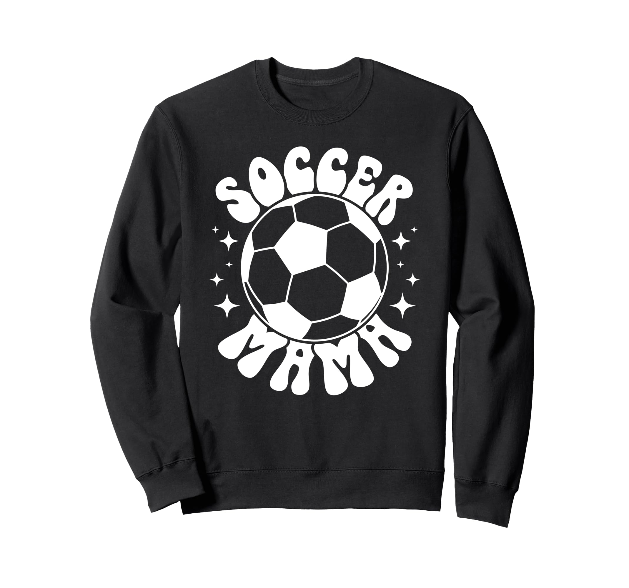 Soccer Mama Groovy Soccer Mom Soccer Sweatshirt - Unique Graphic Unisex - T-Shirt, Sweatshirt, Hoodie