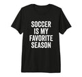 Soccer Is My Favorite Season Soccer T-Shirt - Trendy Graphic for Adults - T-Shirt, Sweatshirt, Hoodie