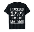 I Tackled 100 Days School Soccer T-Shirt - Trendy Graphic for Adults - T-Shirt, Sweatshirt, Hoodie