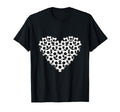 Heart Shaped Soccer Ball Pattern T-Shirt - Casual Everyday Wear for Adults - T-Shirt, Sweatshirt, Hoodie