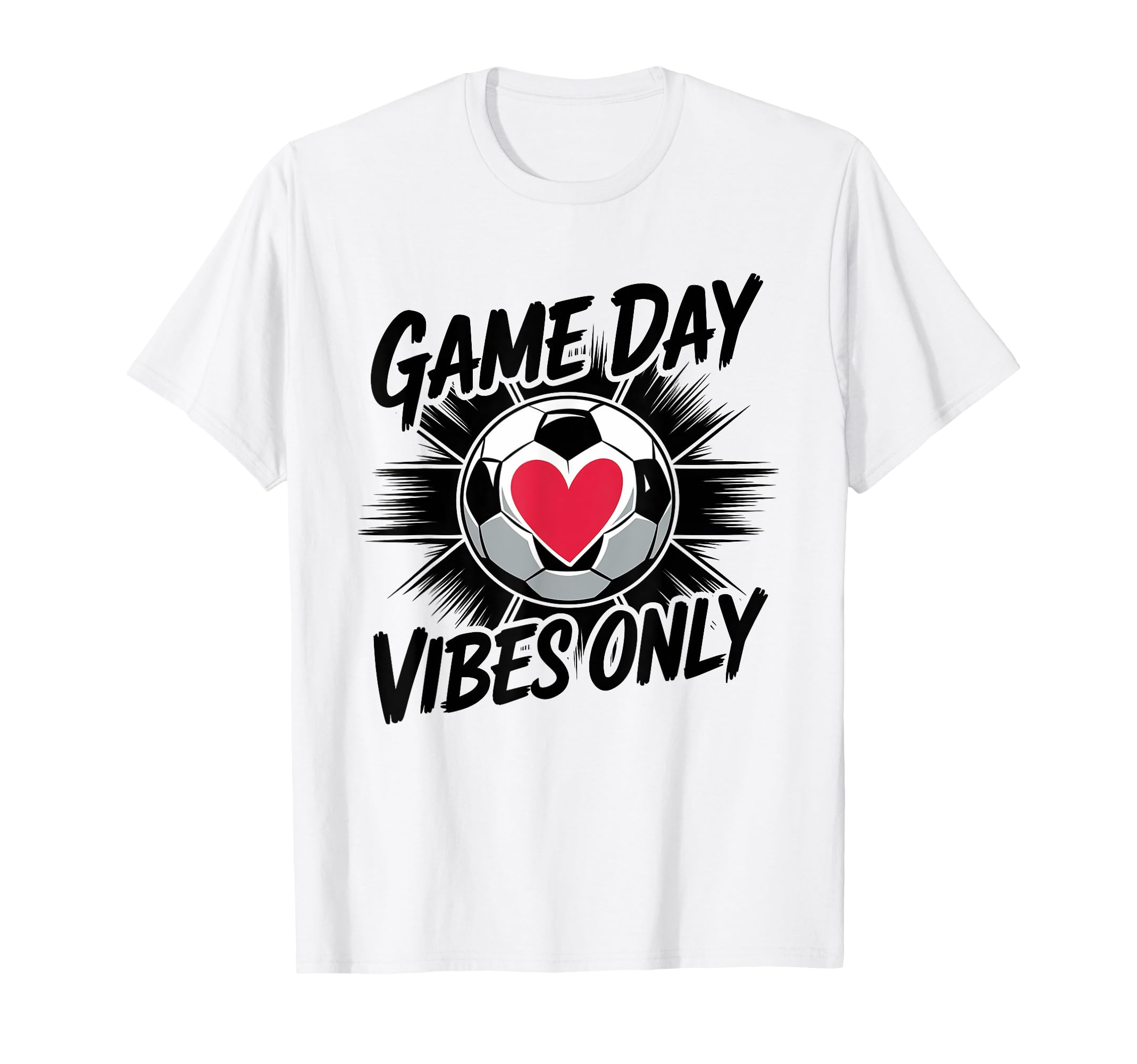 Groovy Soccer Soccer Game Day Vibes T-Shirt - Aesthetic Graphic for Adults - T-Shirt, Sweatshirt, Hoodie