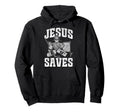 Ice Hockey Goalie Goalkeeper Jesus Jesus Hoodie - Custom Art Print Unisex - T-Shirt, Sweatshirt, Hoodie