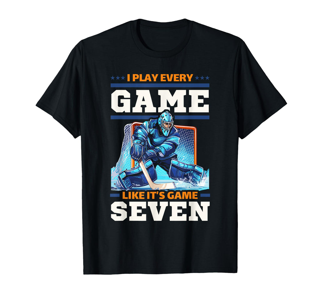 Ice Hockey Goalie Goaltender Keeper T-Shirt - Casual Everyday Wear Unisex - T-Shirt, Sweatshirt, Hoodie
