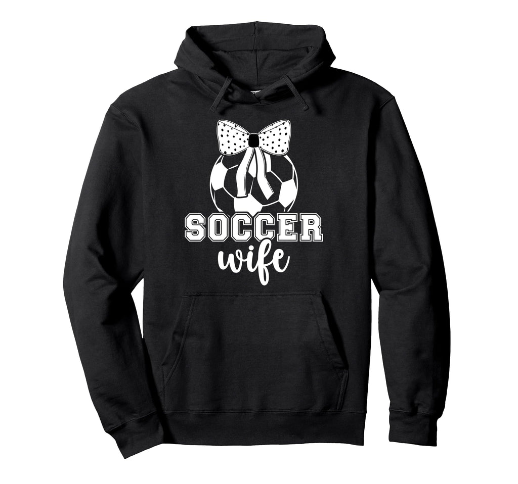 Soccer Wife Soccer Player Coquette Hoodie - Novelty Apparel Men Women - T-Shirt, Sweatshirt, Hoodie