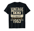 60Th Birthday Cassette Tape 60 Years Old T-Shirt - Unique Graphic Unisex - T-Shirt, Sweatshirt, Hoodie