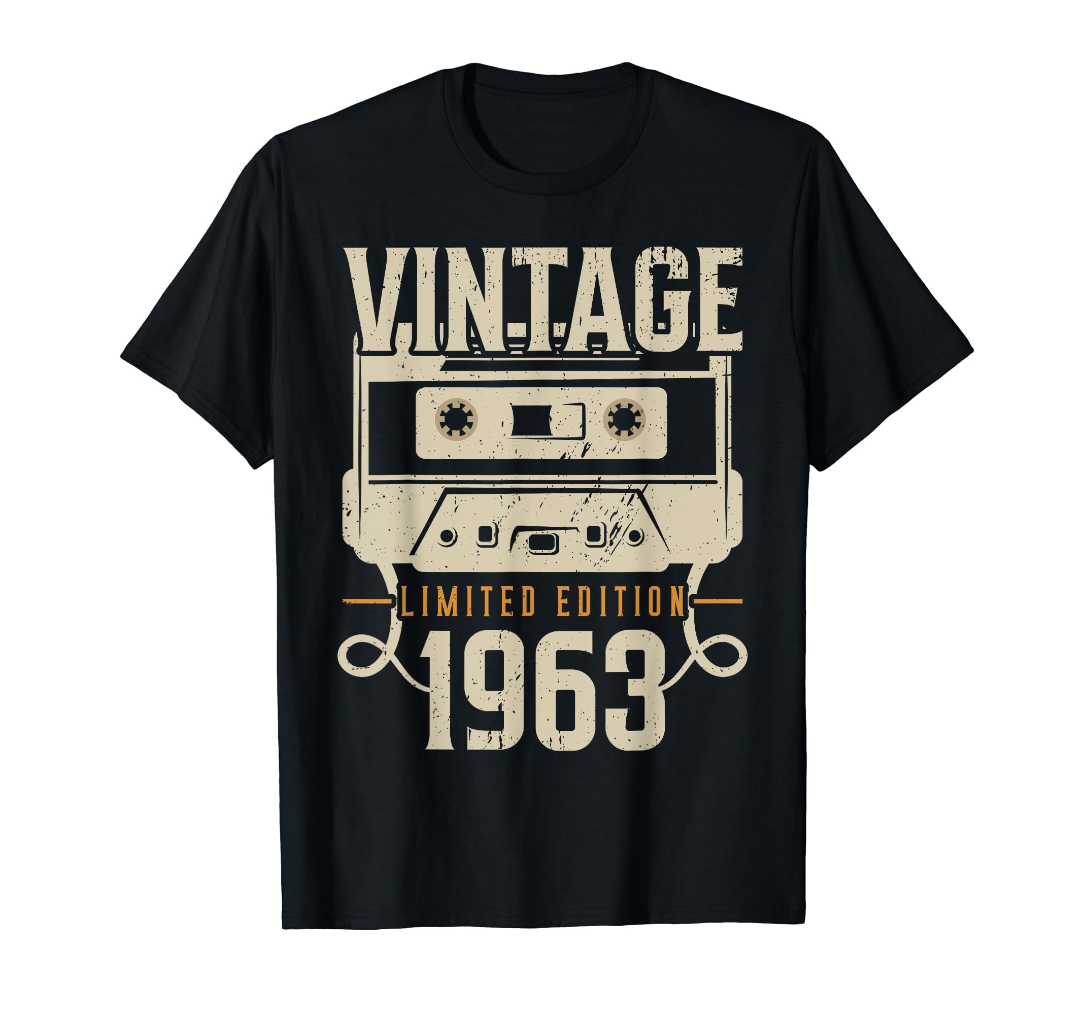 60Th Birthday Cassette Tape 60 Years Old T-Shirt - Unique Graphic Unisex - T-Shirt, Sweatshirt, Hoodie