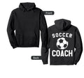 Soccer Coach Hoodie - Aesthetic Graphic Men Women - T-Shirt, Sweatshirt, Hoodie