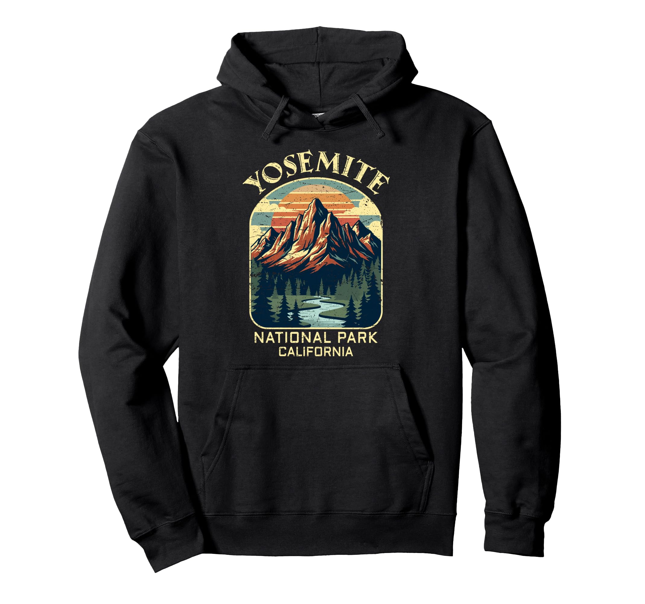 Yosemite National Park California State Hoodie - Graphic Print Men Women - T-Shirt, Sweatshirt, Hoodie