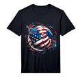 Soccer Football Usa Flag Soccer Gift T-Shirt - Novelty Apparel Men Women - T-Shirt, Sweatshirt, Hoodie
