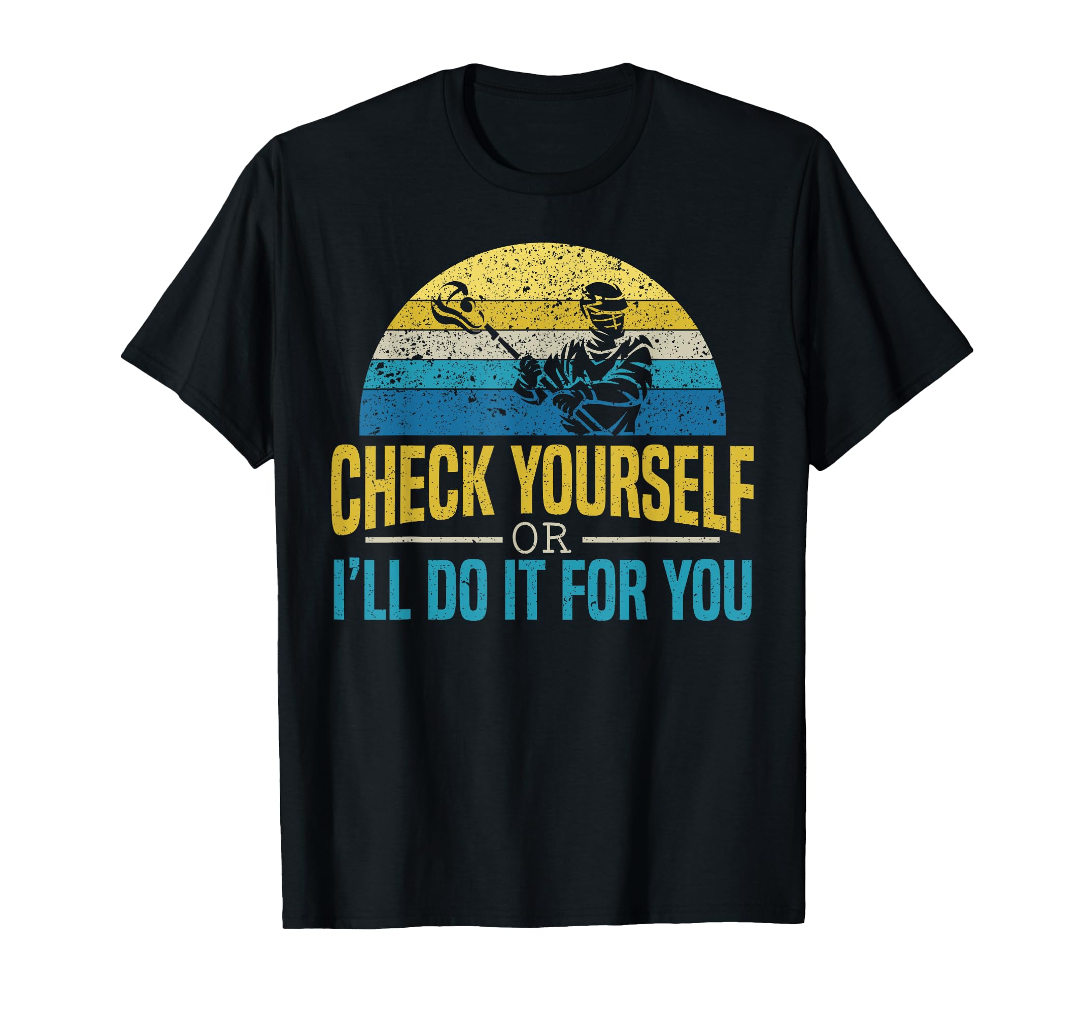 Lacrosse Player Goalie Goalkeeper T-Shirt - Trendy Graphic for Adults - T-Shirt, Sweatshirt, Hoodie