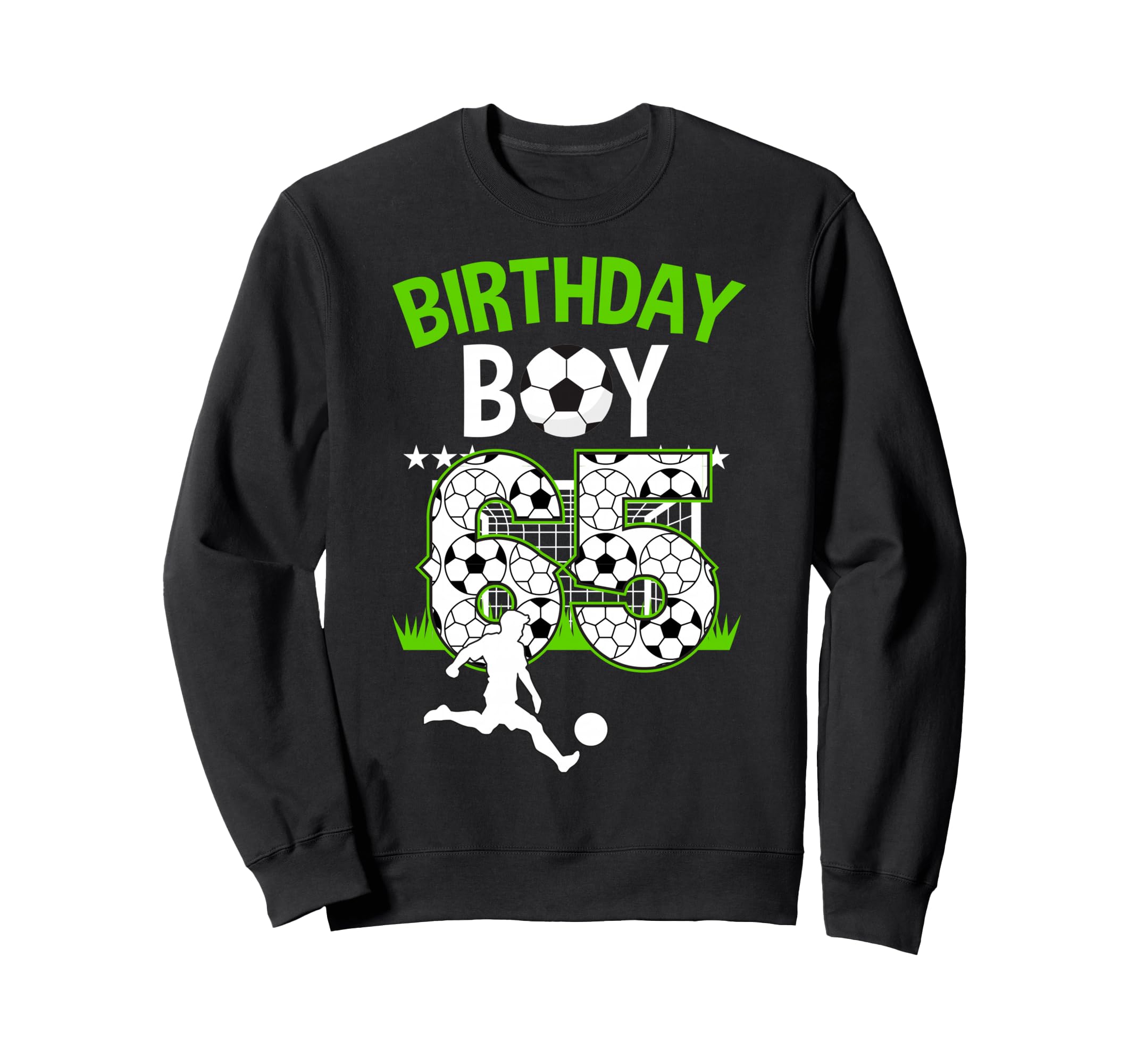 Birthday Soccer 65 Year Old Who Loves Sweatshirt - Graphic Print Unisex - T-Shirt, Sweatshirt, Hoodie